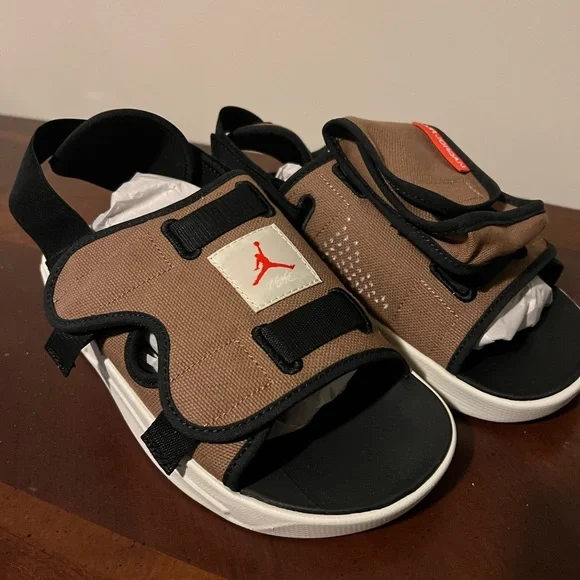 Jordan | Shoes | Jordan Ls Slides In Archaeo Brown | Poshmark display picture 3